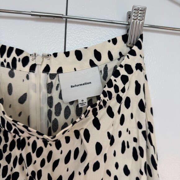Reformation Leopard Print Midi Skirt - Picture 4 of 4